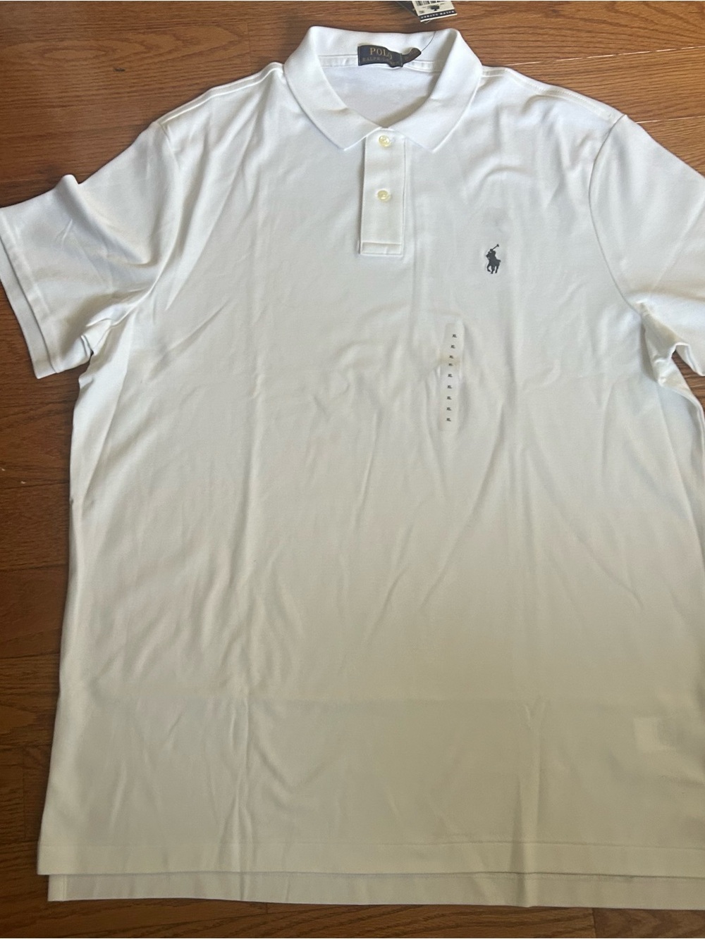 Polo Ralph Lauren Soft Touch Polo Shirt White XL Preppy Coastal Classic - Picture 2 of 13